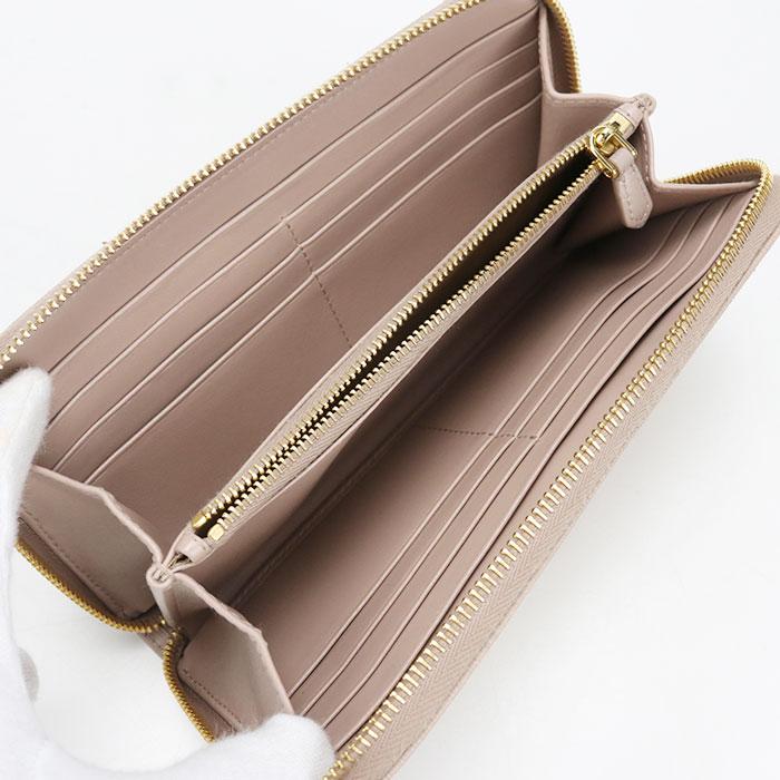 PRADA（プラダ） 中古良品 長財布ラウンドファスナー ジップアラウンド