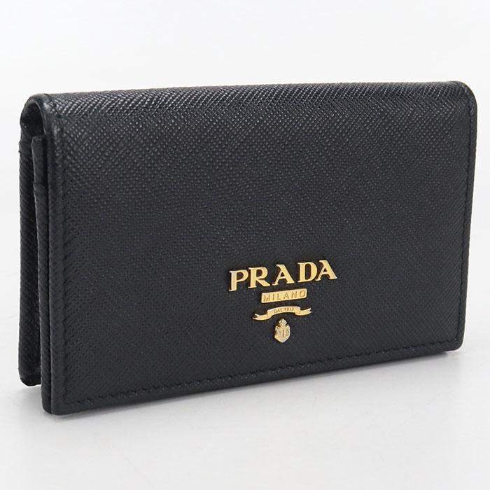 PRADA（プラダ） 中古良品 名刺入れ カードケース サフィアーノレザー