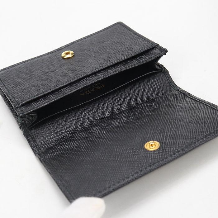 PRADA（プラダ） 中古良品 名刺入れ カードケース サフィアーノレザー