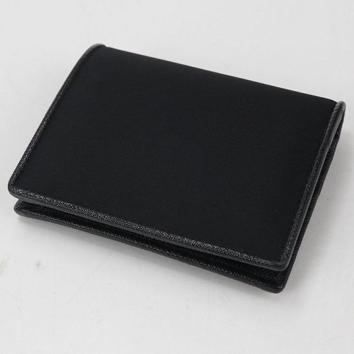 PRADA プラダブラック 二つ折り財布 ナイロン　Re-Nylon 財布 PRADA（プラダ） 中古・未使用 二つ折り財布 Re-Nylon メンズ ブラック