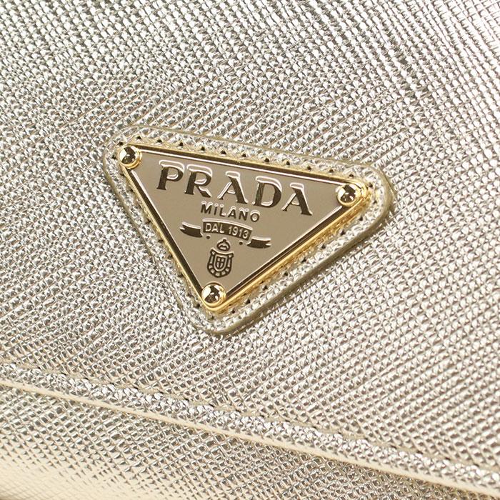 PRADA（プラダ） 中古・未使用 三つ折り財布 1MH043 サフィアーノ