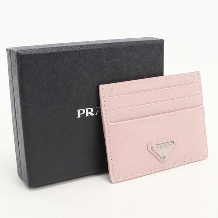 PRADAプラダ サフィアーノ トライアングル カードケース 【PRADA