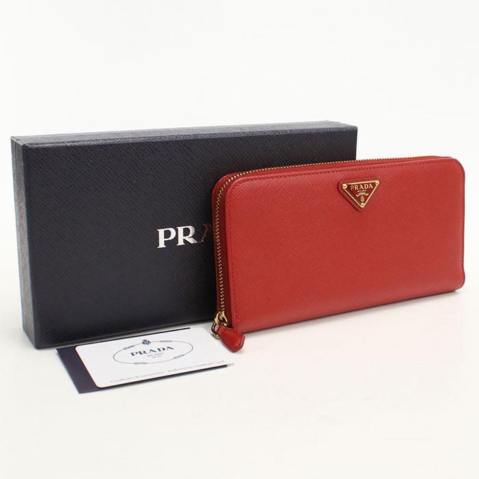 PRADA（プラダ） 中古・未使用 長財布ラウンドファスナー 1ML506 
