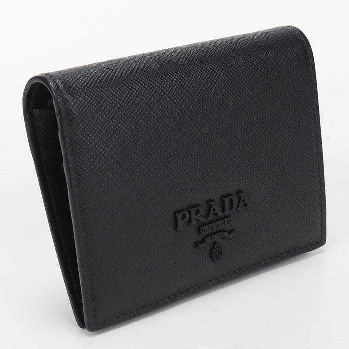PRADA（プラダ） 中古・未使用 二つ折り財布 1MV204 サフィアーノ
