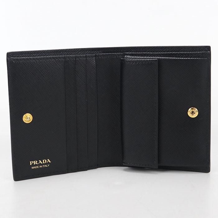 PRADA（プラダ） 中古・未使用 二つ折り財布 1MV204 サフィアーノ