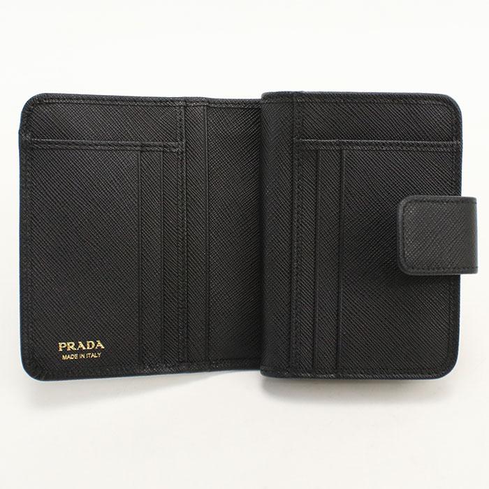 PRADA（プラダ） 中古美品 二つ折り財布 1ML018 サフィアーノレザー