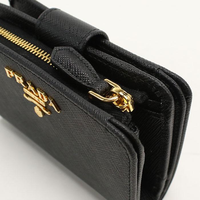 PRADA（プラダ） 中古美品 二つ折り財布 1ML018 サフィアーノレザー