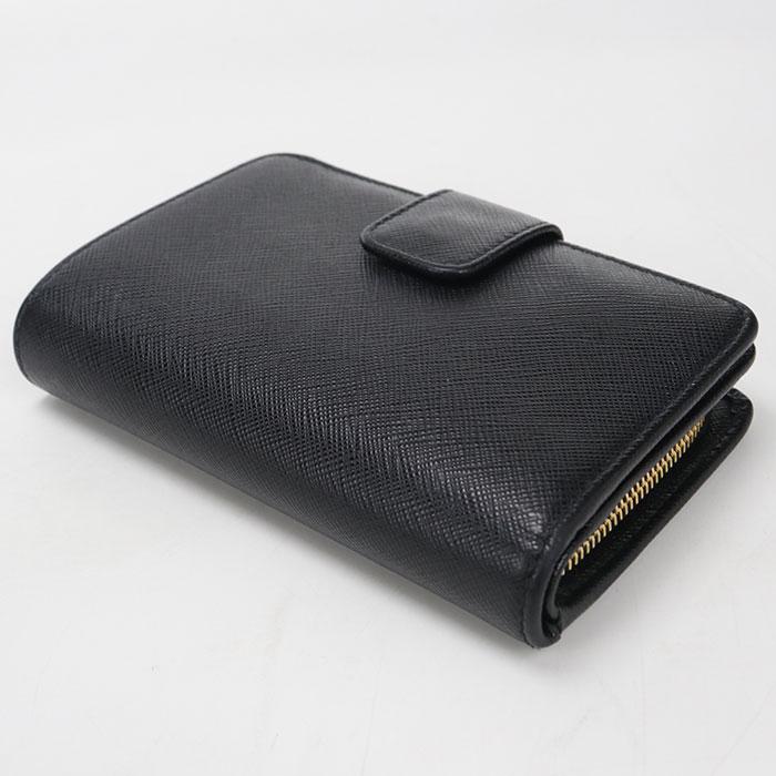 PRADA（プラダ） 中古良品 二つ折り財布 1ML225 サフィアーノレザー