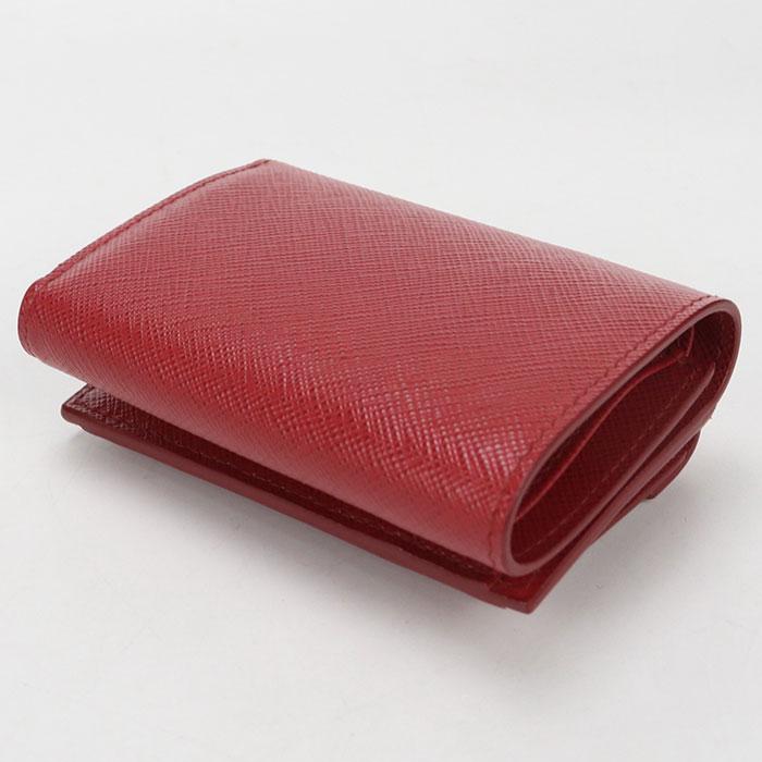 PRADA（プラダ） 中古良品 三つ折り財布 1MH021 サフィアーノレザー