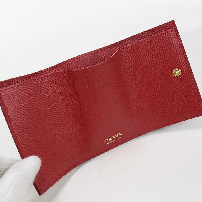 PRADA（プラダ） 中古良品 三つ折り財布 1MH021 サフィアーノレザー