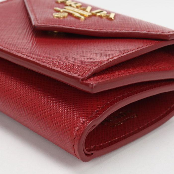 PRADA（プラダ） 中古良品 三つ折り財布 1MH021 サフィアーノレザー