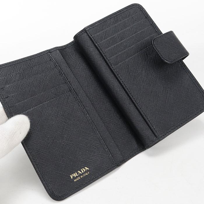 PRADA（プラダ） 中古良品 二つ折り財布 1ML225 サフィアーノレザー