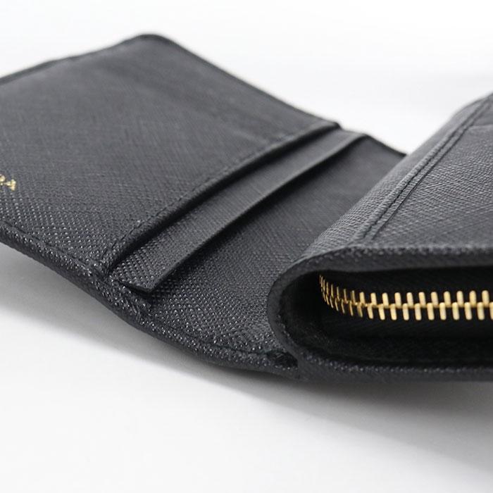 PRADA（プラダ） 中古良品 二つ折り財布 1ML225 サフィアーノレザー