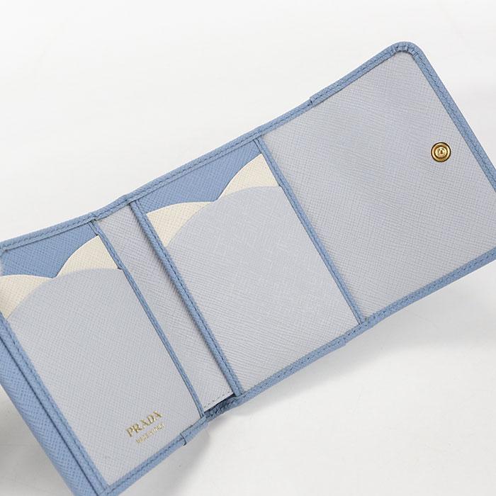 PRADA（プラダ） 中古美品 三つ折り財布 1MH043 サフィアーノマルチ