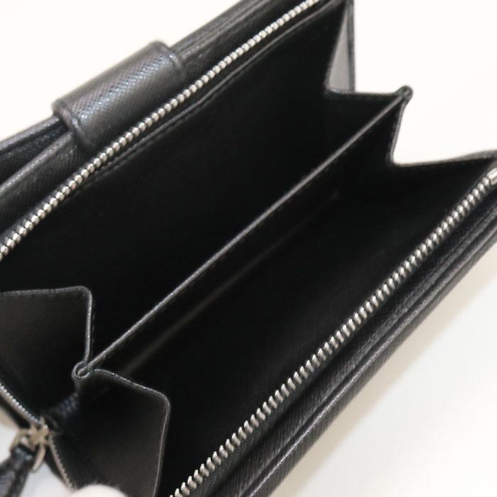 PRADA 中古美品 プラダ 二折財布 1ML225 074 F0002 PRADA 中古美品 プラダ 二折財布 1ML225 074 F0002