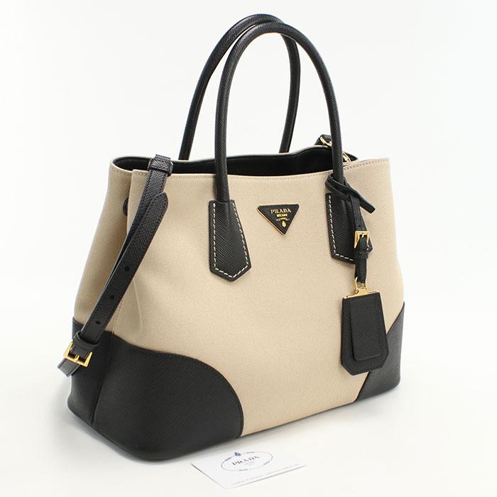 PRADA 中古良品 プラダ トートバッグ BN2887 2WAY カナパ レディース  