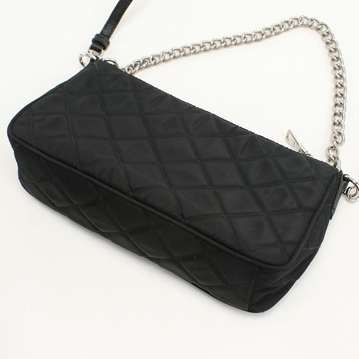 中古良品PRADA プラダ ショルダーバッグ 1BH026 2WAYショルダーバッグ レディース ブラック PRADA（プラダ） 中古良品 ショルダーバッグ 1BH026 2WAYショルダー