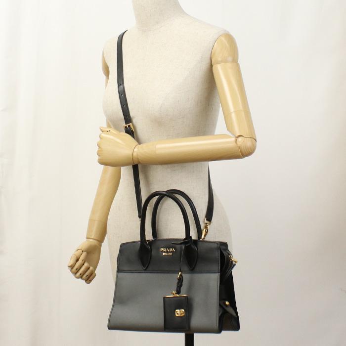 PRADA 中古良品 プラダ ハンドバッグ 1BA047 2WAY エスプラナード  