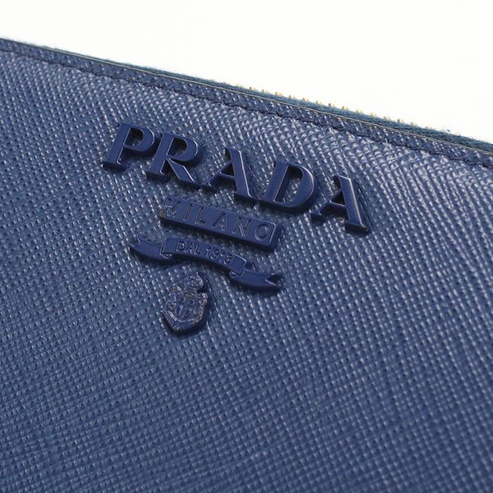 PRADA ウォレット プラダ 長財布 ラウンドジップ ラウンドファスナー 良品 PRADA 中古良品 プラダ 長財布ラウンドファスナー ジップ