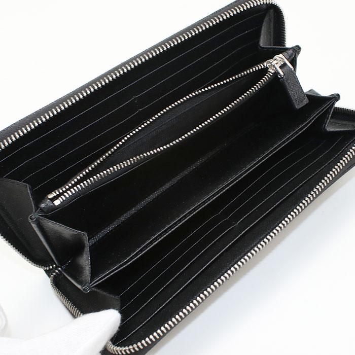 PRADA（プラダ） 中古良品 長財布ラウンドファスナー 2ML317 QHH F0002