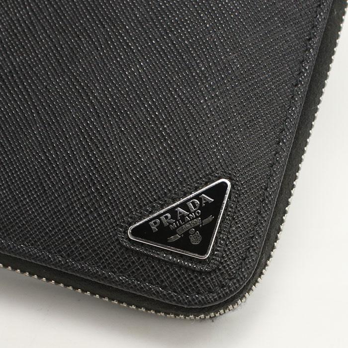 PRADA（プラダ） 中古良品 長財布ラウンドファスナー 2ML317 QHH F0002