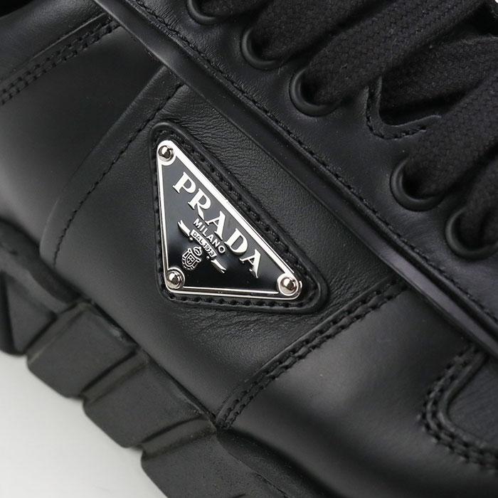 プラダ　スニーカー 新品同様　メンズ　ブラック　PRADA ルイヴィトン ルイ・ヴィトン」のスケシューや「プラダ」のオールブラック