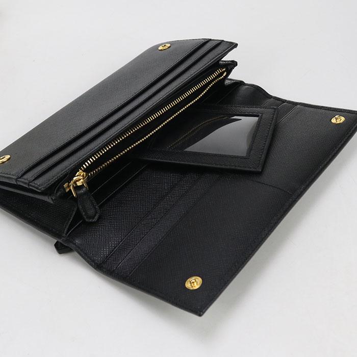PRADA（プラダ） 中古良品 長財布二折 1MH132 QHH F0002 サフィアーノ