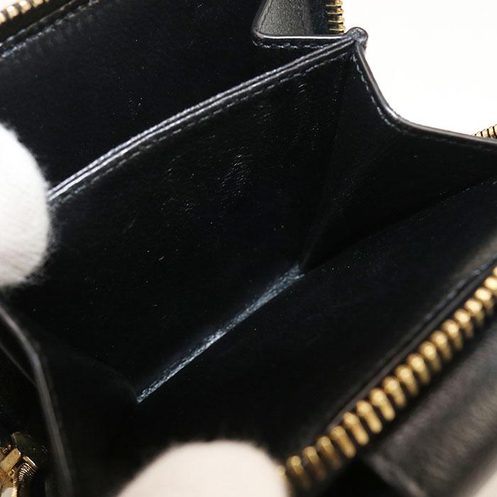 SAINT LAURENT 中古良品 サンローラン 二折財布 568985 コンパクト