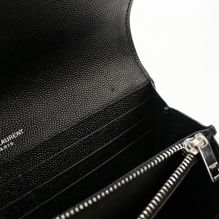 SAINT LAURENT 中古良品 サンローラン 長財布二折 372264 ラージ