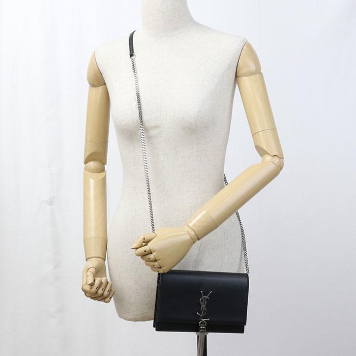 未使用 サンローラン ケイト チェーンウォレット ショルダーバッグ 452159 SAINT LAURENT 中古良品 サンローラン チェーンウォレット 452159