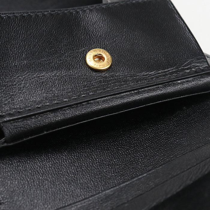 SAINT LAURENT 中古良品 サンローラン 三つ折り財布 692061