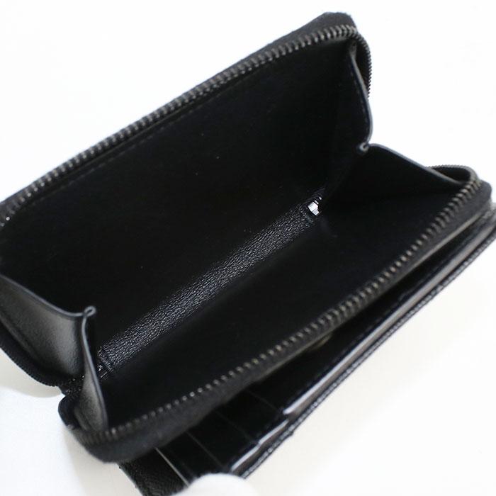 SAINT LAURENT 中古良品 サンローラン 二折財布 668288 ジップ