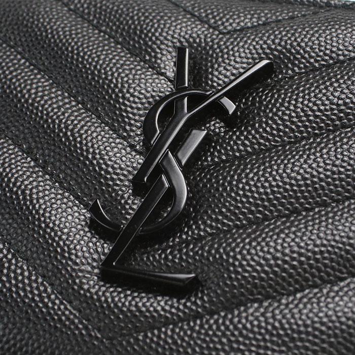 サンローラン　コンパクトウォレット　668288　【中古】R-153280 SAINT LAURENT 中古良品 サンローラン 二折財布 668288 ジップ