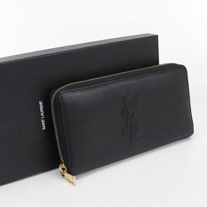 サンローラン フルジップウォレット 352904 長財布ラウンドファスナー SAINT LAURENT 中古良品 サンローラン 長財布ラウンドファスナー