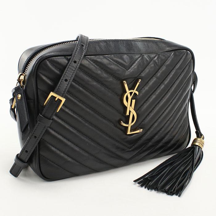 SAINT LAURENT 中古良品 サンローラン 斜め掛け ショルダーバッグ