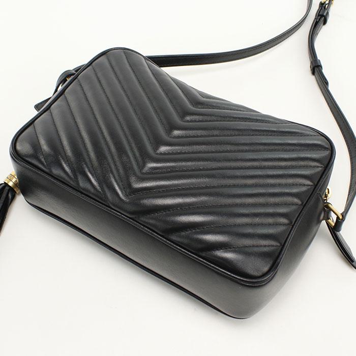 SAINT LAURENT 中古良品 サンローラン 斜め掛け ショルダーバッグ