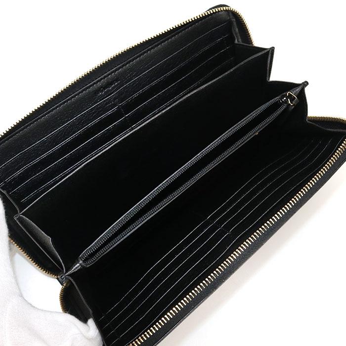 SAINT LAURENT 中古・未使用 サンローラン 長財布ラウンドファスナー
