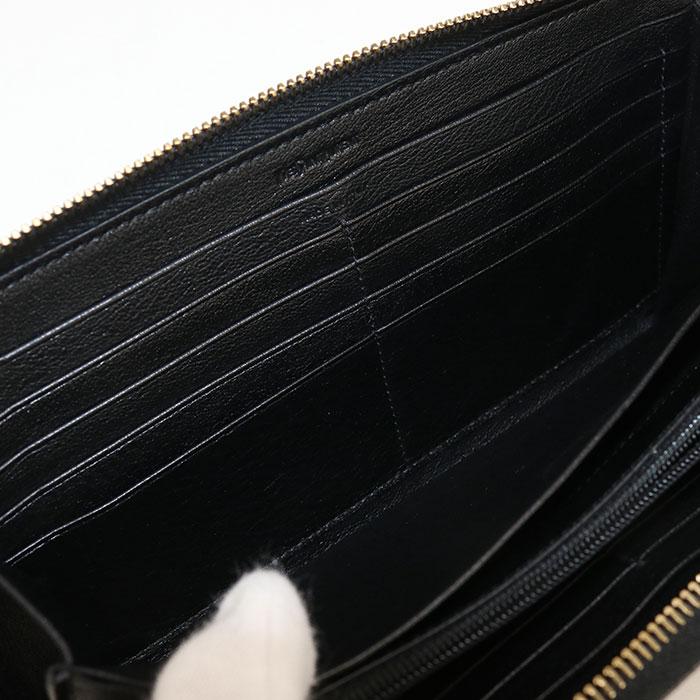 SAINT LAURENT 中古・未使用 サンローラン 長財布ラウンドファスナー