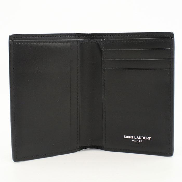 SAINT LAURENT 中古・未使用 サンローラン 二折財布 607679 クレジット