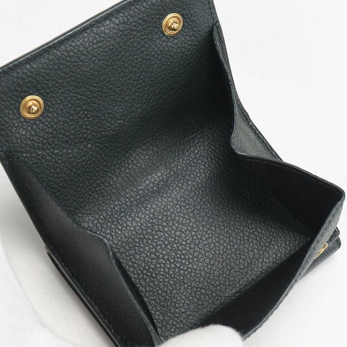 SAINT LAURENT 中古良品 サンローラン 三つ折り財布 669959 タイニー
