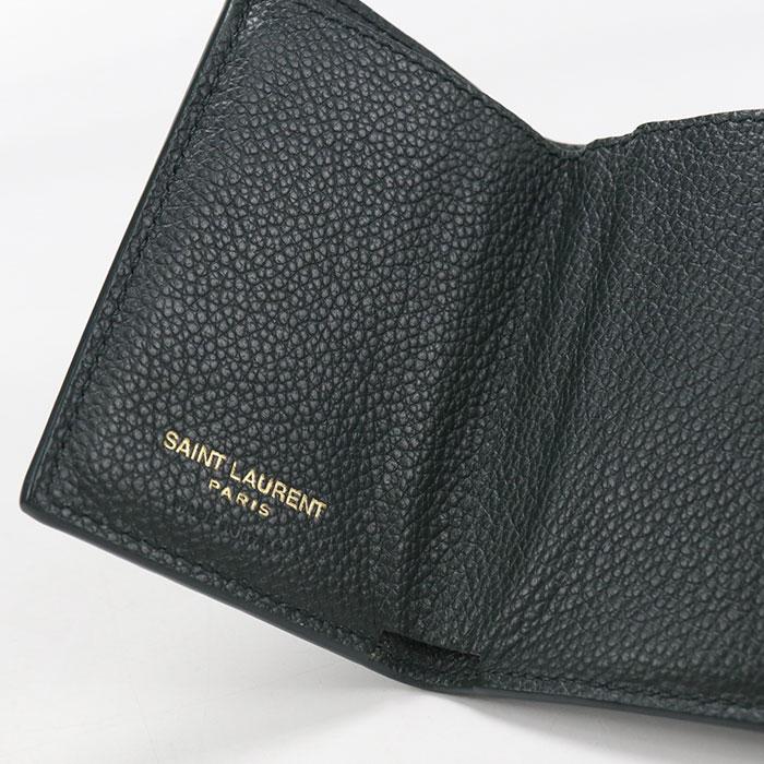 サンローラン タイニーウォレット オリガミ 669959 三つ折り財布 SAINT LAURENT 中古良品 サンローラン 三つ折り財布 669959 タイニー