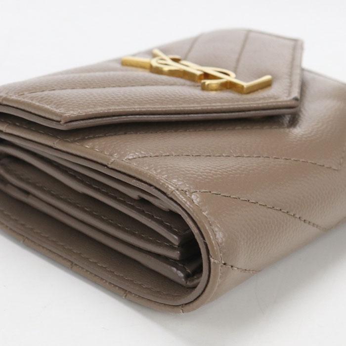SAINT LAURENT 中古良品 サンローラン 三つ折り財布 692031