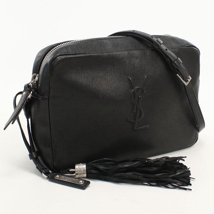 SAINT LAURENT 中古良品 サンローラン 斜め掛け ショルダーバッグ