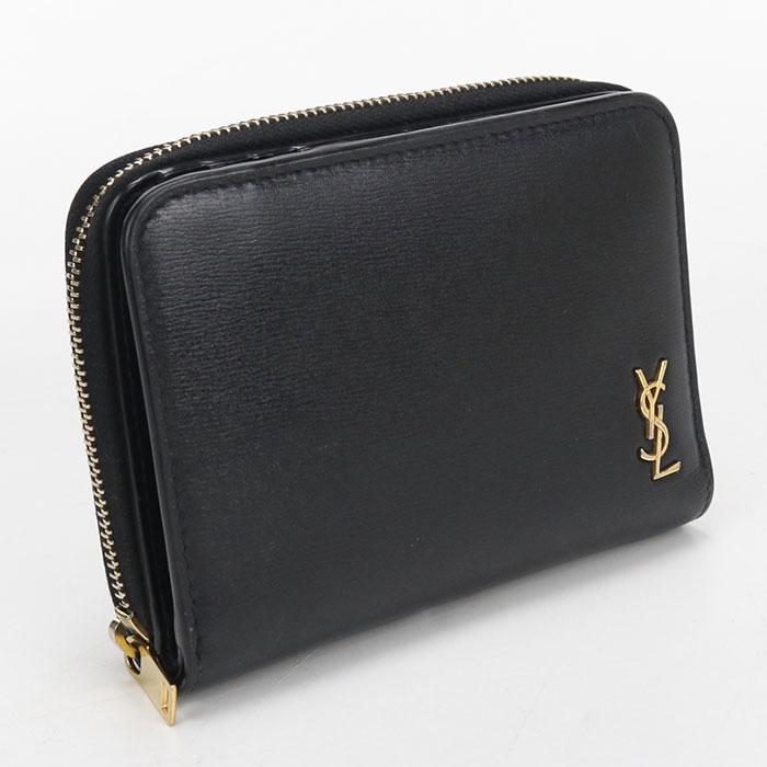 SAINT LAURENT 中古良品 サンローラン 二つ折り財布 635263 レディース