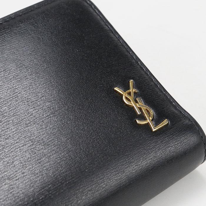 SAINT LAURENT 中古良品 サンローラン 二つ折り財布 635263 レディース