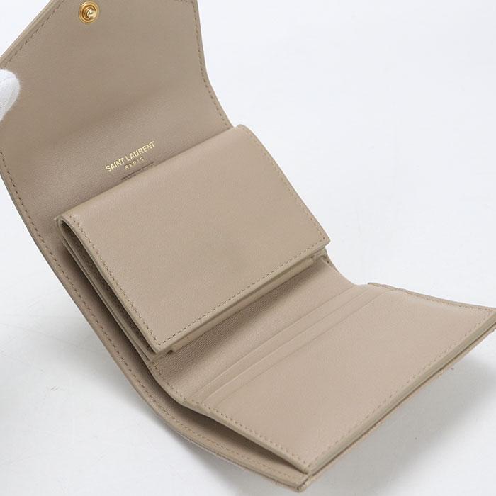 SAINT LAURENT 中古良品 サンローラン 三つ折り財布 692061 マルチ