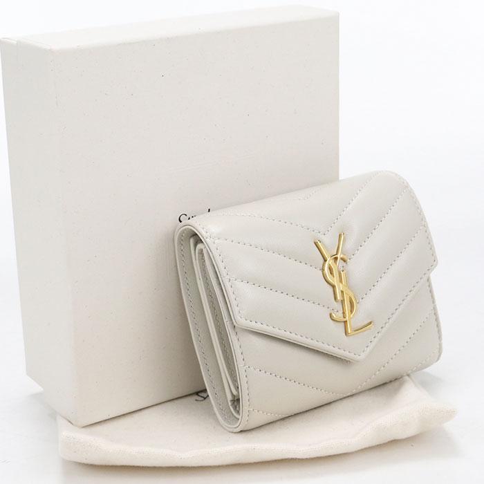 SAINT LAURENT 中古・未使用 サンローラン 三つ折り財布 692061 マルチ 