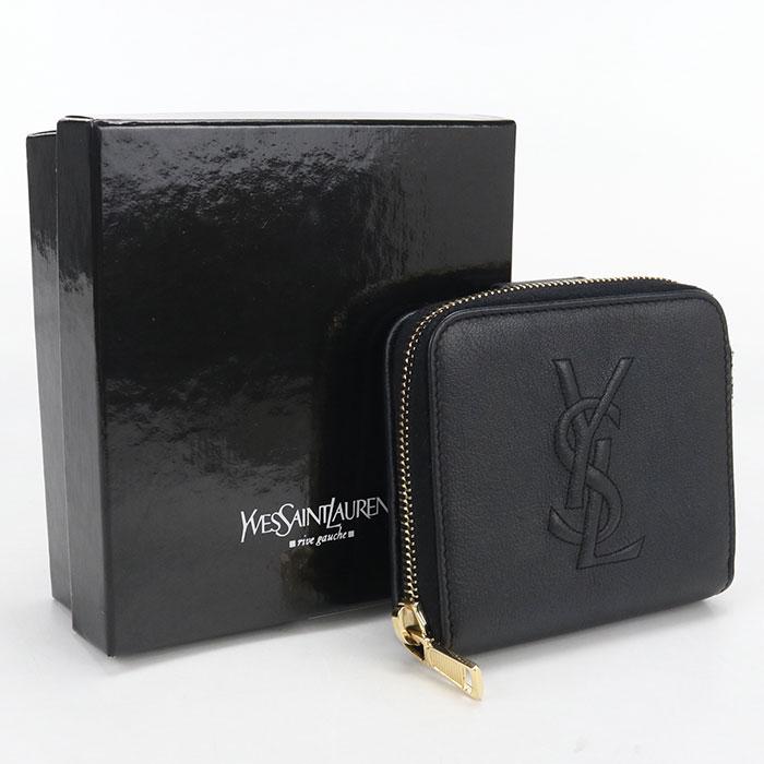 SAINT LAURENT 中古良品 サンローラン 二つ折り財布 352906 レディース
