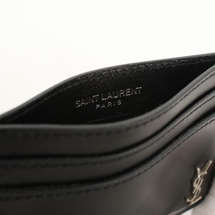 SAINT LAURENT 中古・未使用 サンローラン カードケース 607603 1JB0E