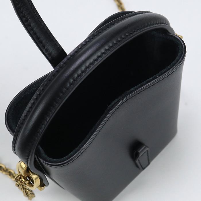 SAINT LAURENT 中古未使用サンローランSAINT LE 37 マイクロ レザー  